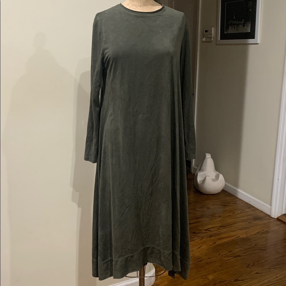 Maya’s place Elegant olive green  Women's Dress size M